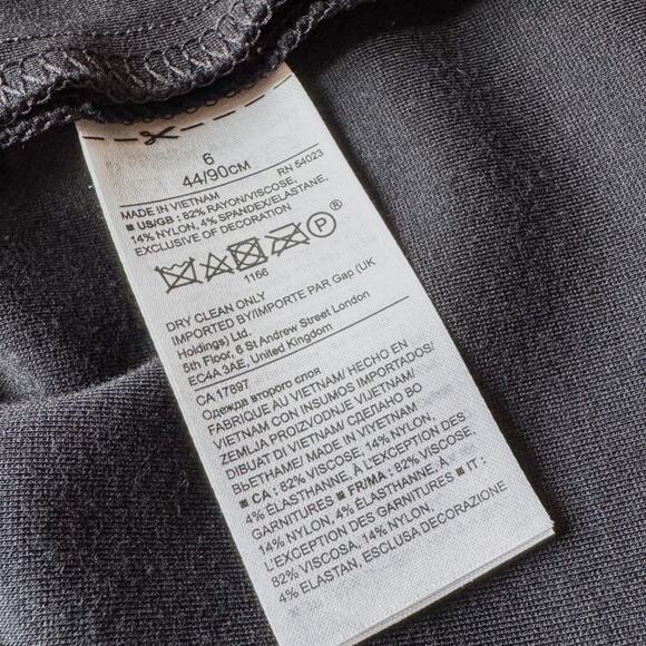 Banana Republic, Black Bow-Neck Ponte Sheath Dress, Women’s Size 6, Classic - Picture 7 of 8